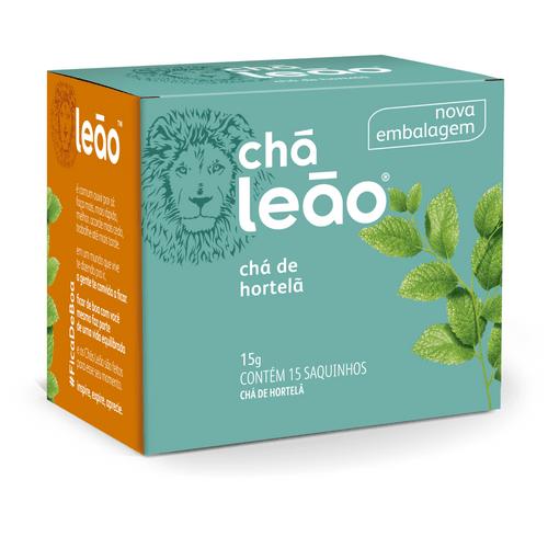 Chá Leão Hortelã 15 Sachês