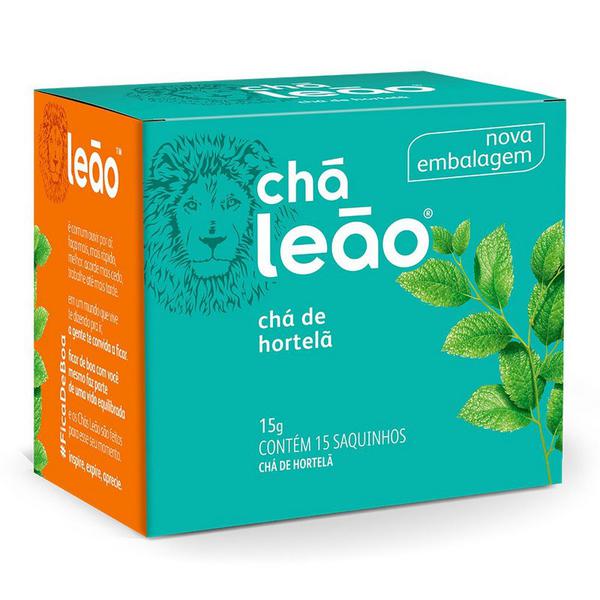 Chá Leão Hortelã em Sachês - 15Ud