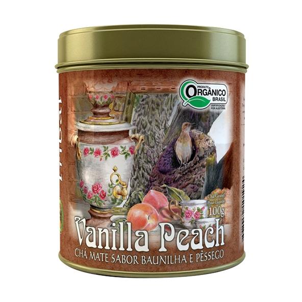 Chá Orgânico Erva Mate Vanilla Peach 100g - Tribal