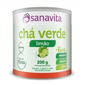 Chá Verde - 200g Limão - Sanavita