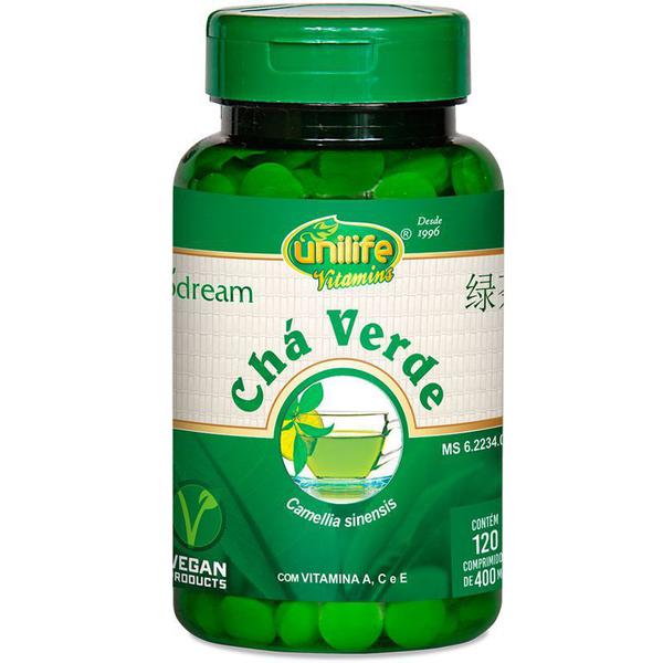Chá Verde com Vitamina A, C e E 120 Cápsulas Unilife