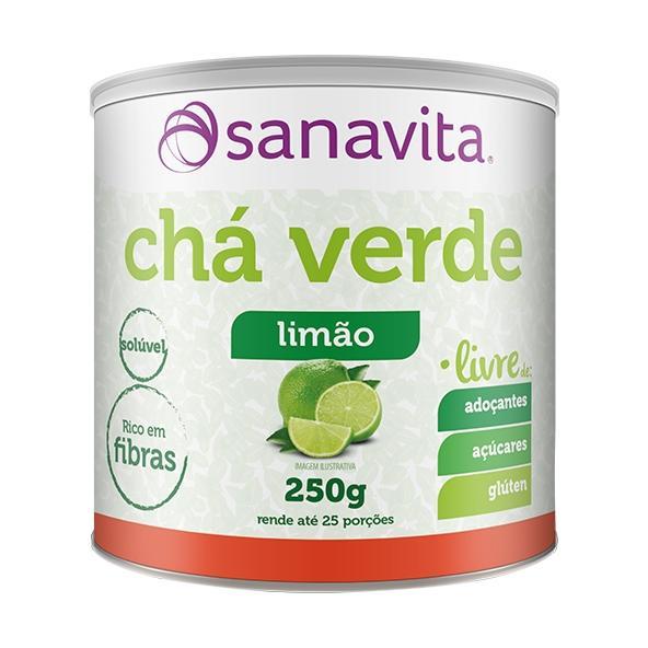 Chá Verde Livre Sabor Limão 250g - Sanavita