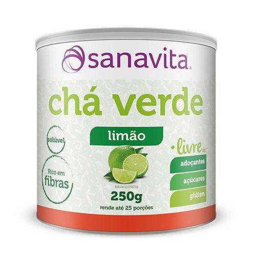 Chá Verde Sabor Limão 250g Sanavita