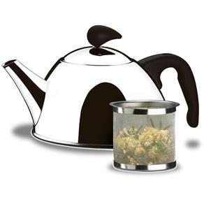 Chaleira Verona para Chá com Coador 1 Litro em Aço Inox - Brinox
