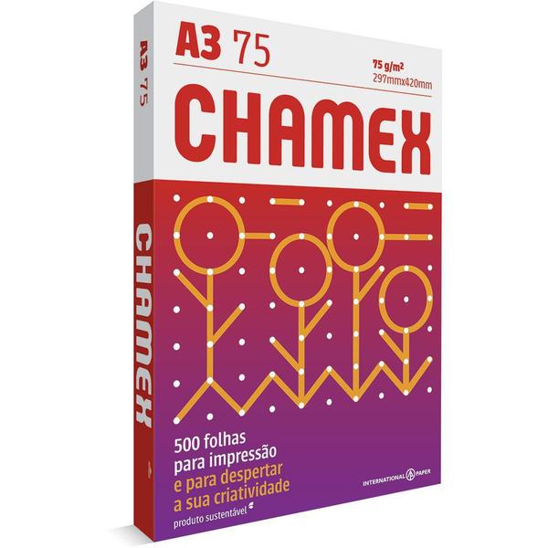 Chamex A3 75g 500 Folhas