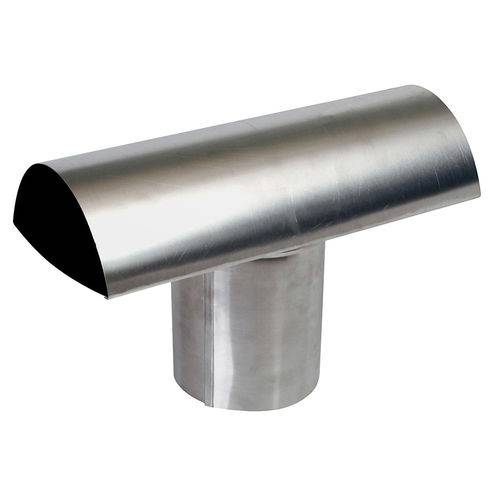 Chamine Tee para Exaustão de Aquecedores a Gas 60mm em Aluminio