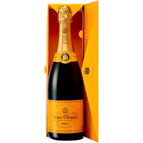 Champagne Veuve Clicquout Brut Lata Decorada 750 Ml