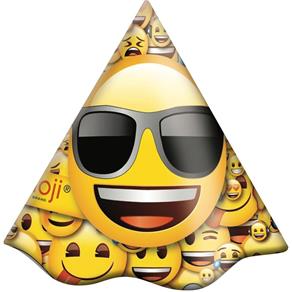 Chapéu de Aniversário Emoji -08 Unidades