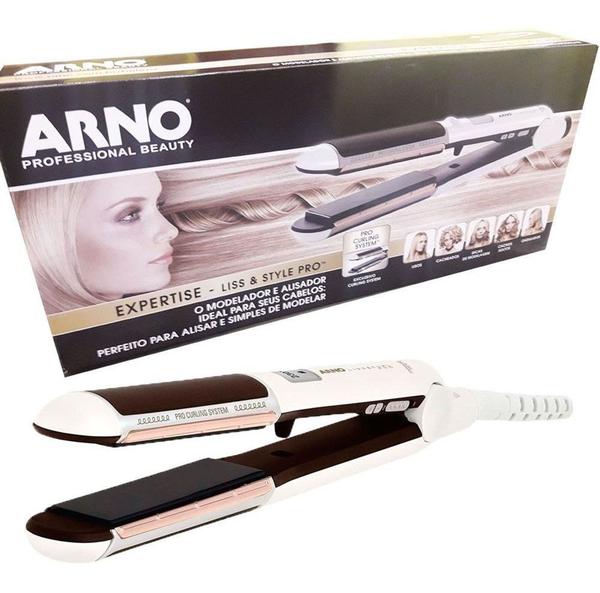 Chapinha/Prancha de Cabelo Arno Liss Style Pro - Turmalina/Íons 230ºC