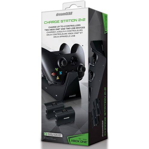 Tudo sobre 'Charger Station 2+2 Dreamgear 6609 Xbox One'