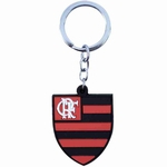 Chaveiro De Borracha Com Brasão De Time - Flamengo