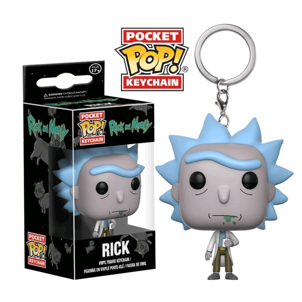 Chaveiro Funko Pocket Pop Rick - Rick And Morty