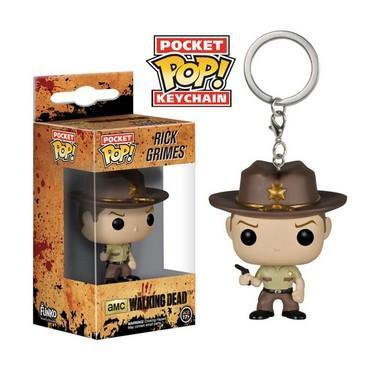 Chaveiro Pocket POP! Funko The Walking Dead - Rick Grimes