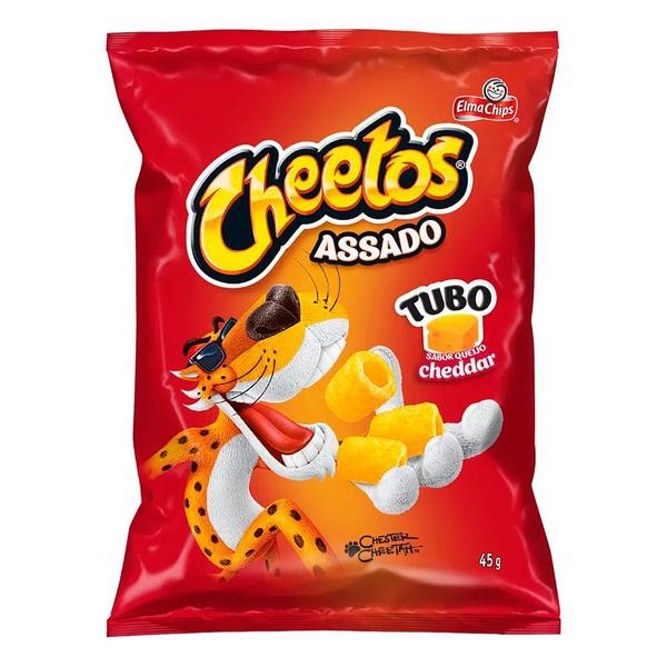 Cheetos Tubo Elma Chips Sabor Queijo Cheddar 45g