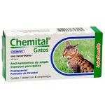 Chemital Gatos Com 04 Comprimidos