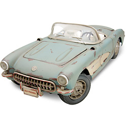 Tudo sobre 'Chevrolet Corvette 1957 Escala 1:18 - Old Friends - Maisto'