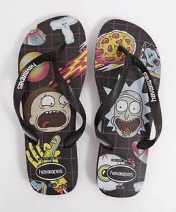 Chinelo Havaianas Masculino Rick And Morty Top