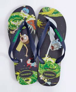 Chinelo Havaianas Masculino Top Rick And Morty
