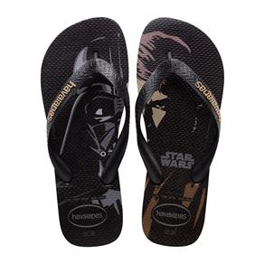 Chinelo Havaianas Unissex Star Wars - Preto - Tamanho 33/34 - Preto