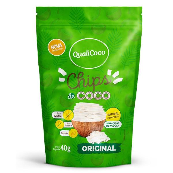 Chips de Coco Original Snack Crocante - QualiCôco - Qualicoco