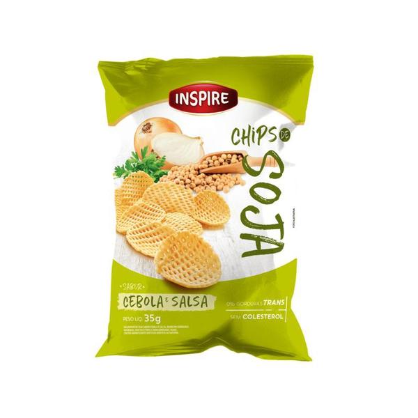 Chips de Soja Cebola e Salsa 35g - Inspire