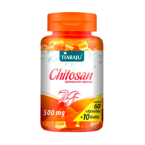 Chitosan - Tiaraju - 60+10 Cápsulas de 500Mg