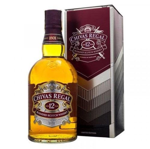 Chivas Regal Whisky 12 Anos Escocês com Lata - 750ml