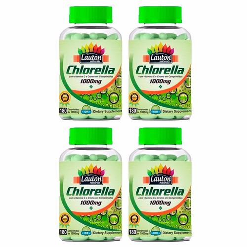 Chlorella 1000mg - 4x 180 Comprimidos - Lauton