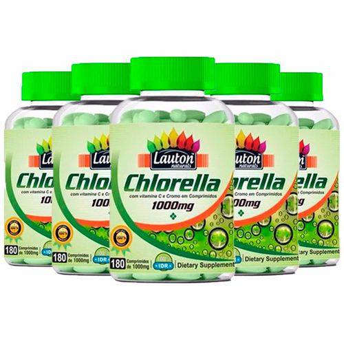 Chlorella 1000mg - 5un de 180 Comprimidos - Lauton