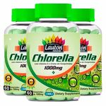 Chlorella 1000mg - 3 un de 60 Comprimidos - Lauton