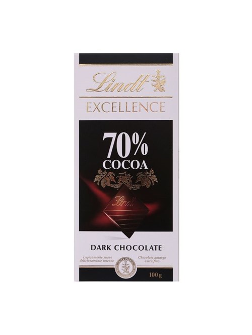 Chocolate 70% Cacau Excellence Lindt 100g