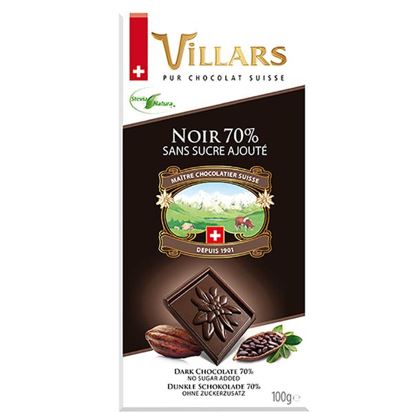 Chocolate Amargo 70% Cacau Villars 100g