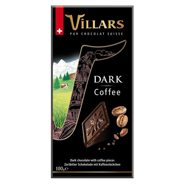 Chocolate Amargo com Café Villars 100g