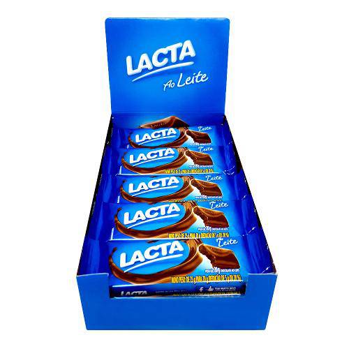 Chocolate ao Leite 20g C/20 - Lacta