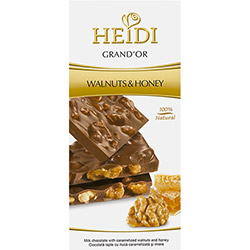 Chocolate ao Leite com Nozes e Mel Heidi - 100g