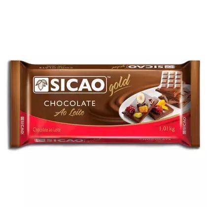 Chocolate ao Leite Gold Barra 1,01Kg - Sicao