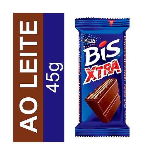 Chocolate Bis Lacta Xtra com 45g