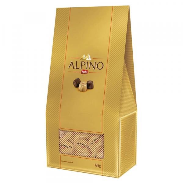 Chocolate Bombom Alpino 195g - Nestlé