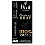 Chocolate Brut 100% Cacau - 25g - Java
