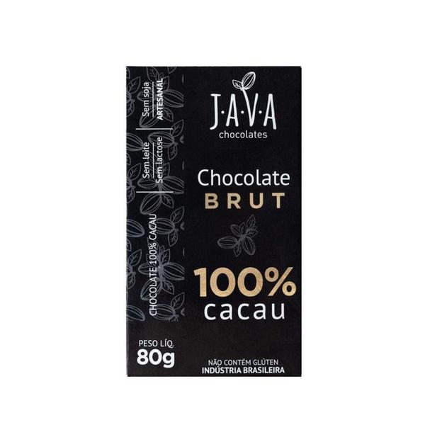 Chocolate Brut 100 Cacau 80g - Java