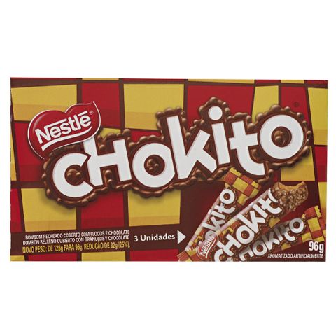 Chocolate Chokito 32g C/3 - Nestlé