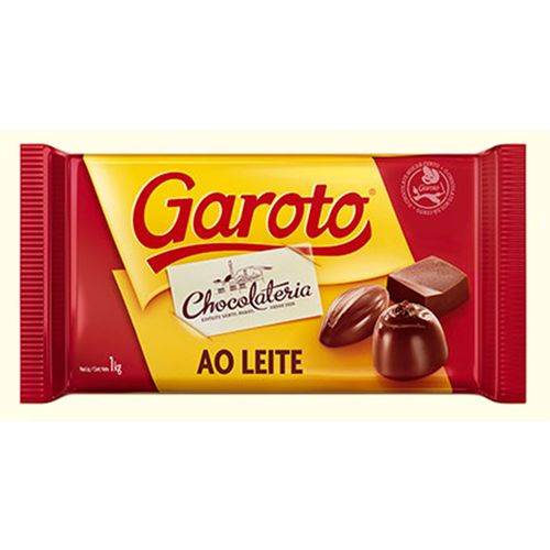 Chocolate Cobertura ao Leite 1kg Garoto