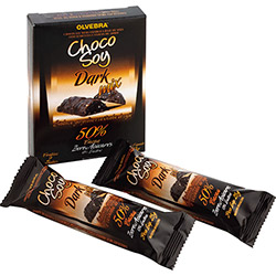 Tudo sobre 'Chocolate de Linhaça, Gergelim e Castanha de Caju à Base de Soja Choco Soy Dark Mix Sem Açucar e Lactose (2 Unidades) - Olvebra'