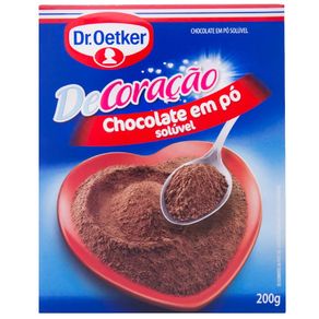 Chocolate em Pó Decoração Dr.Oetker 200g