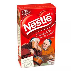 Chocolate em Pó Solúvel do Padre Nestlé 200g