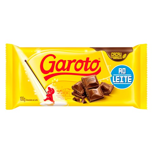 Chocolate Garoto ao Leite 100g