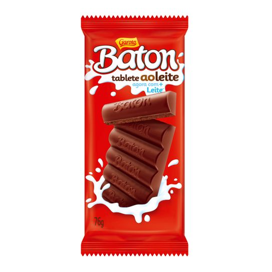 Chocolate Garoto Baton ao Leite 76g