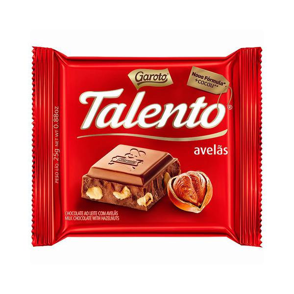 Chocolate Garoto Talento Avelãs