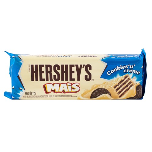 Tudo sobre 'Chocolate Hershey's Mais Cookies'N'Creme com 115g'