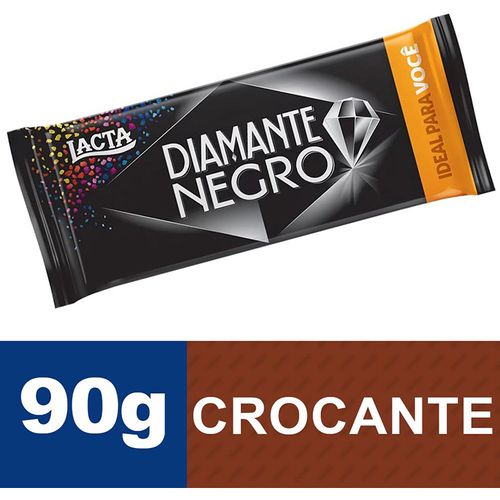 Chocolate Lacta 90g-ta Diamante Neg CHOC LACTA 90G-TA DIAMANTE NGO